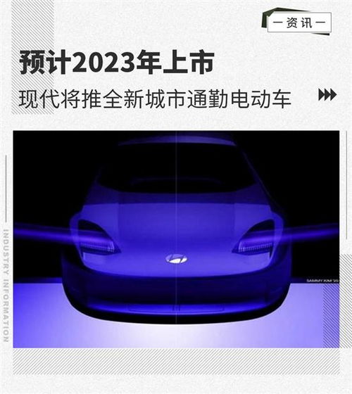 預(yù)計2023年上市 現(xiàn)代將推城市通勤電動車