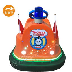 廣場(chǎng)碰碰車雙人電瓶游樂(lè)場(chǎng)游樂(lè)設(shè)備 托馬斯電動(dòng)兒童碰碰車